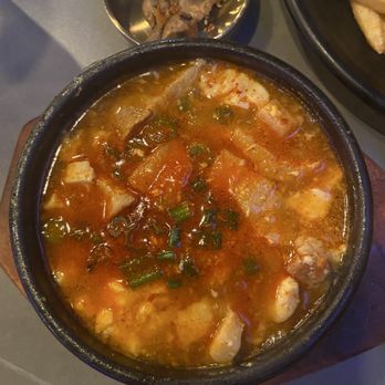 Sura - Pork Belly Tofu Soup - Korean Near Me - Long Beach, California Sura - Pork Belly Tofu Soup - Korean Near Me - Long Beach, California