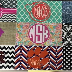 The Pink Butterfly - Some of the many patterns and fonts available on license plates!