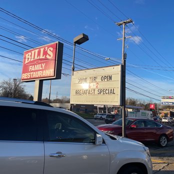 Bill's Family Restaurant - Street side sign - Diners Near Me - Grand Rapids, Michigan
