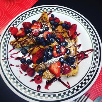 Cherry Pit Cafe - Triple Berry Crunchy French Toast - American Near Me - Deerfield, Illinois Cherry Pit Cafe - Triple Berry Crunchy French Toast - American Near Me - Deerfield, Illinois