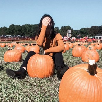 Eastmont Orchards - The obligatory photo with the pumpkins lol - Pick Your Own Farms Near Me - Colts Neck, New Jersey Eastmont Orchards - The obligatory photo with the pumpkins lol - Pick Your Own Farms Near Me - Colts Neck, New Jersey