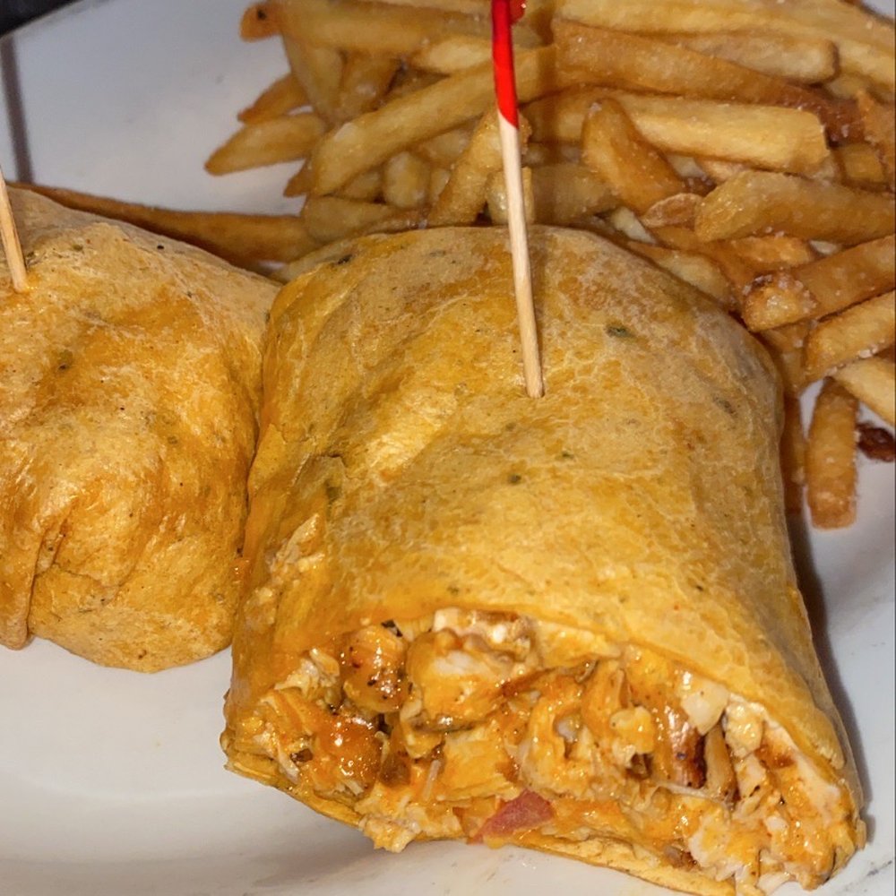Black Bear Bar & Grill - Buffalo Chicken Wrap - Sports Bars Near Me - Hoboken, New Jersey