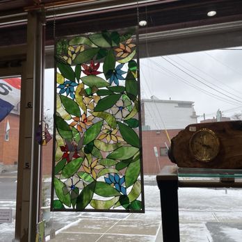 Syracuse Soapworks - Amazing stained glass window panel - Jewelry Near Me - Syracuse, New York
