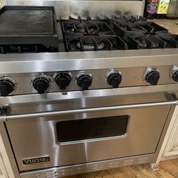 Repaired Viking range Repaired Viking range