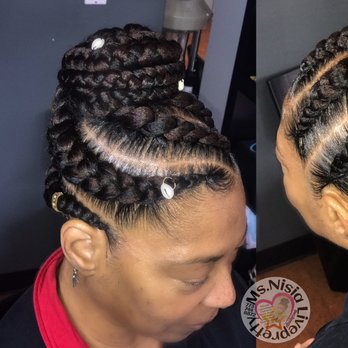 Livepretty and Illuminate - Big braid Feed In Bun - Hair Stylists Near Me - Hillside, Illinois
