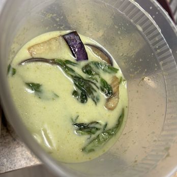 Thai House - Green curry, takeout (was full to the brim before I emptied half of it) - Thai Near Me - Kansas City, Missouri Thai House - Green curry, takeout (was full to the brim before I emptied half of it) - Thai Near Me - Kansas City, Missouri