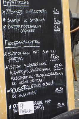 Menu photo 4 Bistro Bar 2 Antwerp, VAN
