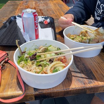 Poke Chop - Half way there! Custom bowl and the Encinitas - Poke Near Me - Encinitas, California Poke Chop - Half way there! Custom bowl and the Encinitas - Poke Near Me - Encinitas, California