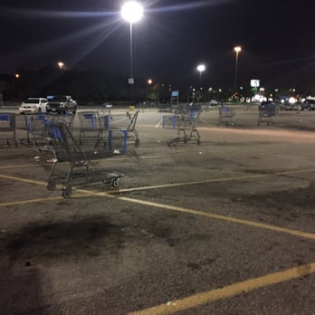 Walmart Supercenter - Parking lot is littered with carts at night. Watch your lights. - Department Stores Near Me - Stafford, Texas Walmart Supercenter - Parking lot is littered with carts at night. Watch your lights. - Department Stores Near Me - Stafford, Texas