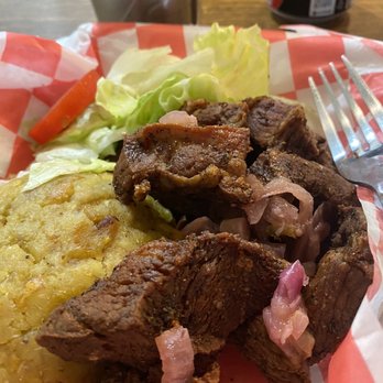 The Boricuazo Wings - Carne frita with Mofongo - Food Trucks Near Me - Lakeland, Florida