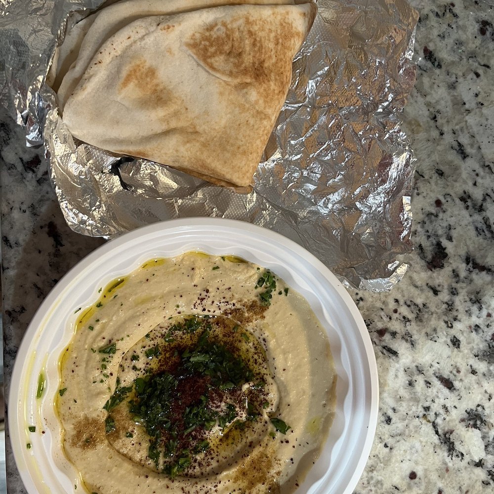 Hummus and pita