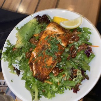 Elbow Room - Salmon salad - New American Near Me - Fresno, California