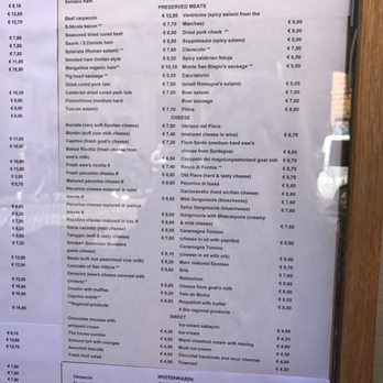 Cul de Sac - Menu 2 - Wineries Near Me - Rome, RM