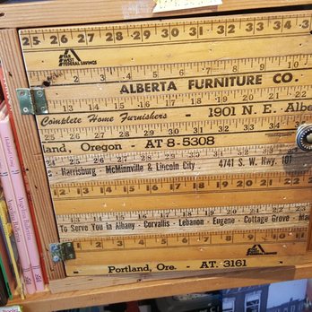 Green Bean Books - Cool curio box crafted from cut up yard sticks (9/27/19) - Bookstores Near Me - Portland, Oregon Green Bean Books - Cool curio box crafted from cut up yard sticks (9/27/19) - Bookstores Near Me - Portland, Oregon