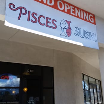 Pisces Sushi - front of the place, don't look too high as the old sushi place sign is still there. - Sushi Bars Near Me - Reno, Nevada Pisces Sushi - front of the place, don't look too high as the old sushi place sign is still there. - Sushi Bars Near Me - Reno, Nevada