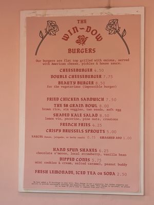 Menu photo 1 The Win-Dow Long Beach Long Beach, CA