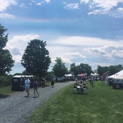 Vintage Virginia Wine Festival - View of the food truck aisle