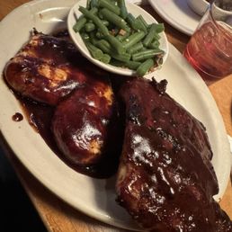 Combo Grilled BBQ Chicken & Ribs