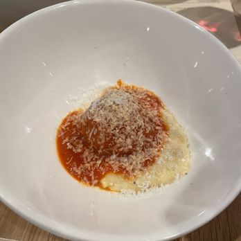 Roscioli - Polenta with meatball - Italian Near Me - New York, New York Roscioli - Polenta with meatball - Italian Near Me - New York, New York