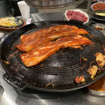 Honey Pig BBQ - spicy samgyupsal - Korean Near Me - Houston, Texas