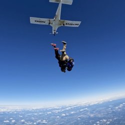 Connecticut Parachuting - I was really upside down!!!