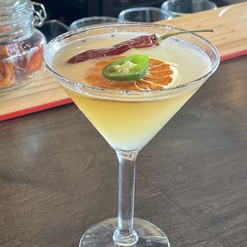 Ocean Ranch - Jalapeño grapefruit martini - Italian Near Me - Dallas, Texas Ocean Ranch - Jalapeño grapefruit martini - Italian Near Me - Dallas, Texas