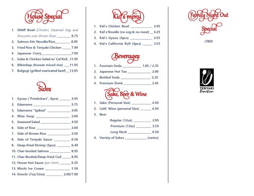 Menu photo 6 Teriyaki Junction Placerville, CA Menu photo 6 Teriyaki Junction Placerville, CA