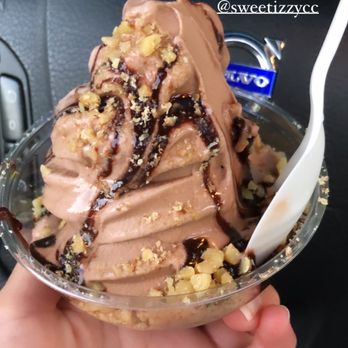 Sweet Izzy - Chocolate soft serve with hot fudge and walnuts :) - Ice Cream & Frozen Yogurt Near Me - Harwich, Massachusetts