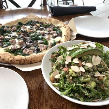 Pizzeria Mercato - SAUSAGE & BROCCOLI RABE PIZZA and ITALIAN QUINOA SALAD - Pizza Near Me - Emeryville, California Pizzeria Mercato - SAUSAGE & BROCCOLI RABE PIZZA and ITALIAN QUINOA SALAD - Pizza Near Me - Emeryville, California