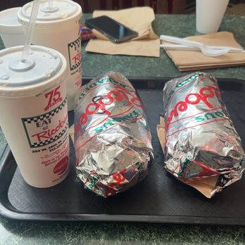 Ricobene's - Breaded Steak Sandwich with drinks (iced tea and Coke Zero) yum! - Italian Near Me - Chicago, Illinois Ricobene's - Breaded Steak Sandwich with drinks (iced tea and Coke Zero) yum! - Italian Near Me - Chicago, Illinois