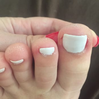 Kim's Pro Nails - Definitely does not look like I got a pedicure less than 24 hours ago! My nail even began bleeding and is still in pain... - Nail Salons Near Me - Normal, Illinois