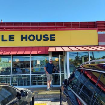 Waffle House - a man standing in front of a waffle house - Diners Near Me - Arlington, Texas Waffle House - a man standing in front of a waffle house - Diners Near Me - Arlington, Texas