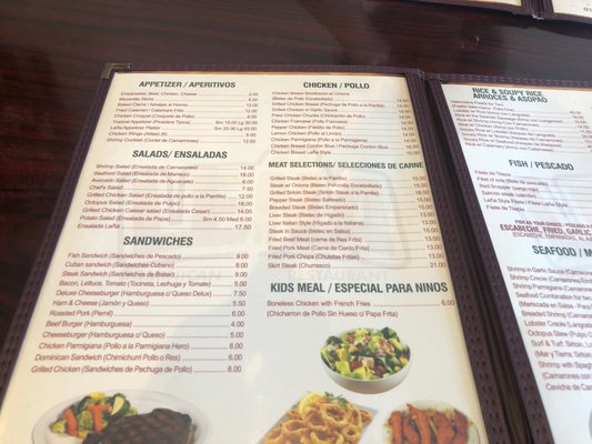 Menu photo 4 Lena Dominican Restaurant Elmont, NY
