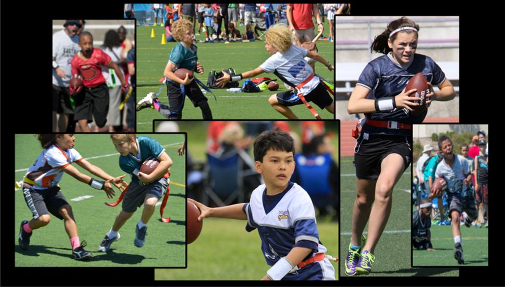 East Bay Flag Football Logo