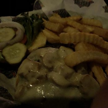 Cinema Cafe - Swiss Mushroom Burger - Cinema Near Me - Chesapeake, Virginia