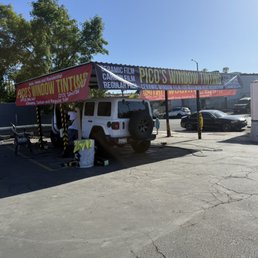 Exterior outside entrance of Picos Window Tinting - We are open 9-6 ready to make your car cooler - Los Angeles, California Exterior outside entrance of Picos Window Tinting - We are open 9-6 ready to make your car cooler - Los Angeles, California