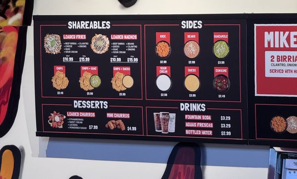 Menu photo 4 Mike's Red Tacos San Diego, CA Menu photo 4 Mike's Red Tacos San Diego, CA