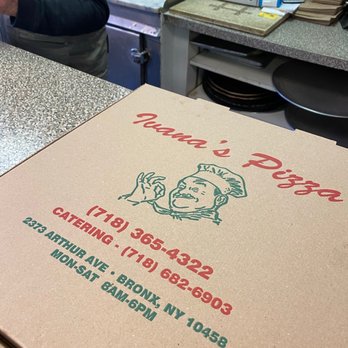 Ivana Pizzeria - a pizza box on a counter - Italian Near Me - Bronx, New York Ivana Pizzeria - a pizza box on a counter - Italian Near Me - Bronx, New York