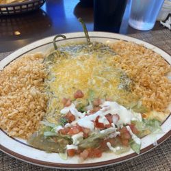 El Rinconcito Restaurant - Chile Relleno