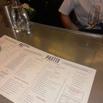 Pastis - Menu - French Near Me - New York, New York Pastis - Menu - French Near Me - New York, New York