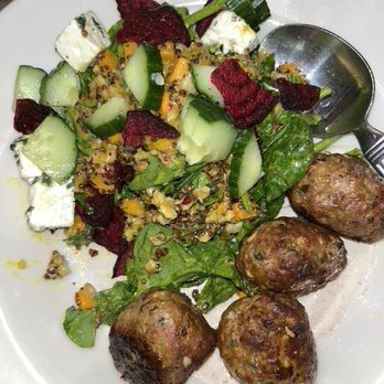 Cafe Bistro Nordstrom - Seasonal grain bowl with lamb meatballs - Cafes Near Me - Farmington, Connecticut Cafe Bistro Nordstrom - Seasonal grain bowl with lamb meatballs - Cafes Near Me - Farmington, Connecticut