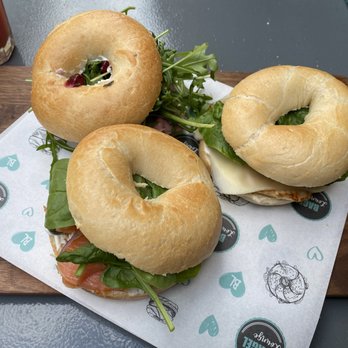 Bagel Lounge - And a bagel sampler! - Cafes Near Me - Karlovy Vary, KA