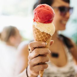 Scoop Vanilla Ice Cream