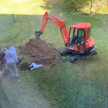 McVay Plumbing, Heating & Cooling - Digging through my yard - Plumbing Near Me - Lawrence, Pennsylvania