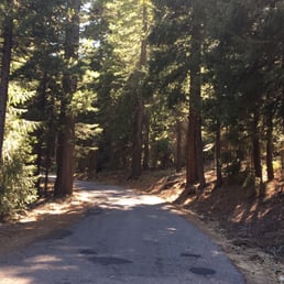 The drive towards the falls