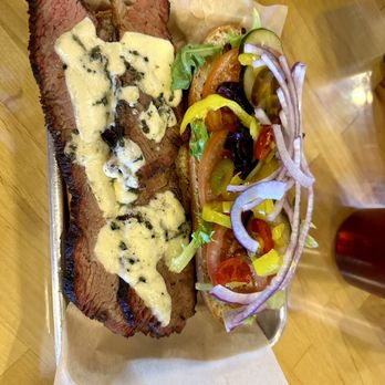 Butcher's Kitchen CHAR-B-QUE - Tri-tip sandwich with blue cheese - Barbeque Near Me - Reno, Nevada