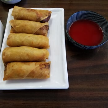 Happy Garden - Egg Roll as an appetizer. Really hot so you'll have to let it cool down so you won't burn your mouth. (: $4.00 - Japanese Near Me - Escalon, California Happy Garden - Egg Roll as an appetizer. Really hot so you'll have to let it cool down so you won't burn your mouth. (: $4.00 - Japanese Near Me - Escalon, California