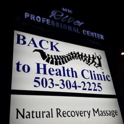 Back to Health Clinic - Sign