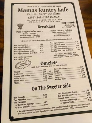 Menu photo 4 Mama's Kuntry Kafe Inverness, FL Menu photo 4 Mama's Kuntry Kafe Inverness, FL