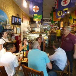 Marietta Food Tours - Getting some inside info from of the owners of the Australian Bakery